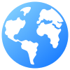 Planeta terra azul